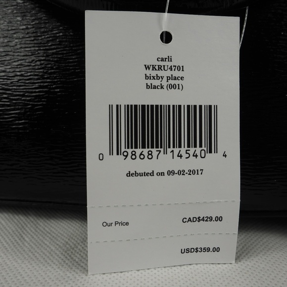 Kate Spade Handbag Satchel Carli Bixby Place Black - Picture 8 of 8